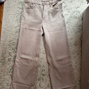 Abercrombie High Rise ‘90s Relaxed Jean in Oat
